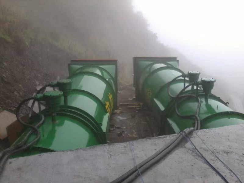 礦用風(fēng)機施工現(xiàn)場